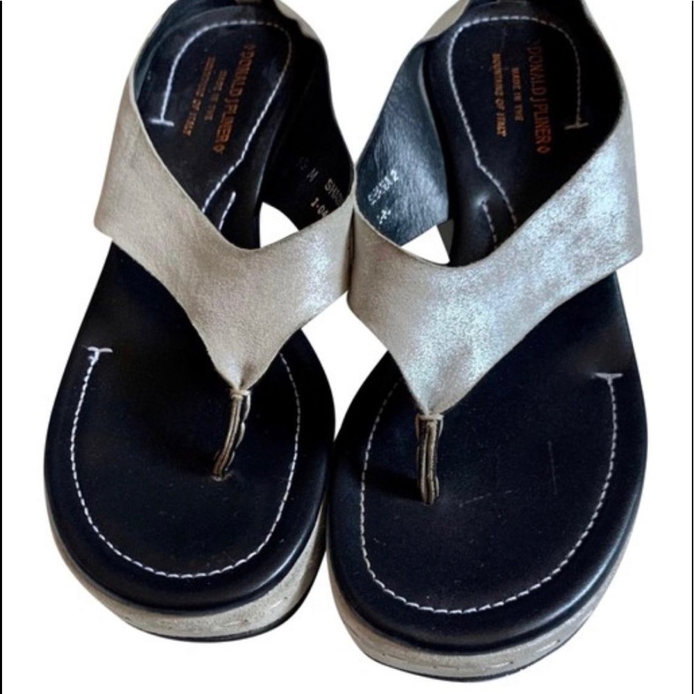 Donald J Pliner metallic shoes
